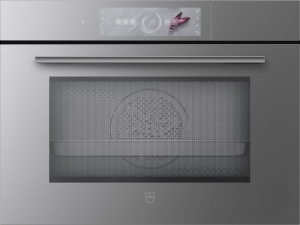 V-ZUG CombiSteamer V6000 45M Dampfbackofen, Spiegelglas Platinum, 2304100012, 10 JAHRE GARANTIE!