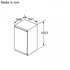 Constructa CK131NSE0, Khlschrank integrierbar, 102,5 cm hoch, mit 5 Jahren Garantie!