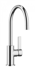 Dornbracht Tara Ultra Einhebelmischer, Bar Tap, Hochdruck, Chrom gebrstet, 33805875-93