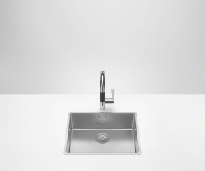 Dornbracht Einzelbecken Unterbau, Edelstahl poliert, 53 x 43 cm, 38501003-85