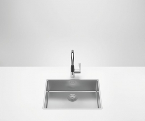 Dornbracht Einzelbecken Unterbau, Edelstahl poliert, 58 x 43 cm, 38551003-85