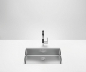 Dornbracht Einzelbecken Unterbau, Edelstahl poliert, 68 x 43 cm, 38650003-85