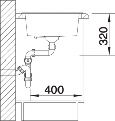 Blanco Metra 9 Silgranit PuraDur 2, Farbe vulkangrau, 527304