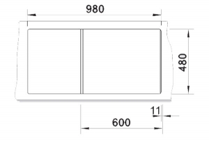 Blanco Zia 6 S Silgranit PuraDur 2, Farbe vulkangrau, 527389