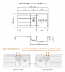 Systemceram KeraDomo GENEA 100 F in Nero (glnzend), mit 5 Jahren Garantie