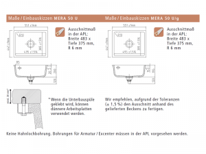 Systemceram KeraDomo MERA 50 U, Farbe Jasmin (matt), mit 5 Jahren Garantie