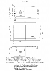 Systemceram KeraDomo SIRO 90 in Nero (glnzend), mit 5 Jahren Garantie