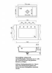 Systemceram KeraDomo MERA 80 U, Farbe Titan (matt), mit 5 Jahren Garantie