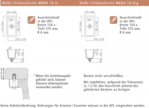 Systemceram KeraDomo MERA 16 U, Farbe Lava (matt), mit 5 Jahren Garantie