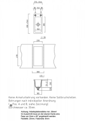 Systemceram KeraDomo MERA 24 F in Titan (matt), mit 5 Jahren Garantie