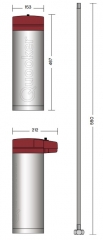 Quooker Fusion Square, PRO3-VAQ, Messing Patina, 3FSPTN, 7 JAHRE GARANTIE