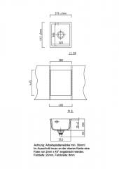 Systemceram KeraDomo MERA 39 F/o in Alu (matt), mit 5 Jahren Garantie