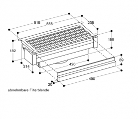 Gaggenau AA 211 812, Clean Air Plus Umluftset