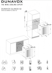 Dunavox Glance 32, Weinkhlschrank, schwarz, DAVG-32.80DB.TO. Mit 3 Jahren Garantie!