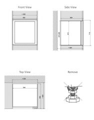 Dunavox Glance 32, Weinkhlschrank, schwarz, DAVG-32.80DB.TO. Mit 3 Jahren Garantie!