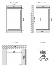 Dunavox Glance 49, Weinkhlschrank, schwarz, DAVG-49.116DB.TO. Mit 3 Jahren Garantie!