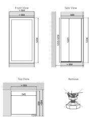 Dunavox Glance 72, Weinkhlschrank, schwarz, DAVG-72.185DB.TO. Mit 3 Jahren Garantie!