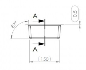 OZONOS Einbauschale, Wei, fr AC-1 und AC-2, 1203