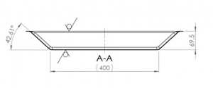 OZONOS Einbauschale, Wei, fr AC-1 und AC-2, 1203