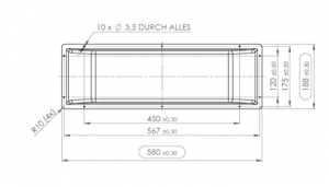 OZONOS Einbauschale, Wei, fr AC-1 und AC-2, 1203