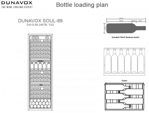 Dunavox Soul 89, Weinkhlschrank, schwarz, DX-89.246TB. Mit 3 Jahren Garantie!