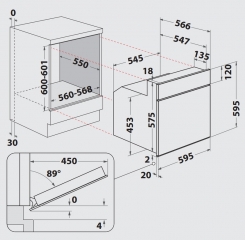 Privileg PHVK3 OH5V IN, Multifunktions-Einbau-Umluftherd mit 5 Funktionen, EEK: A, mit 5 Jahren Garantie!