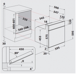 Privileg PHVK3 NN5F IN, Multifunktions-Einbau-Umluftherd mit 5 Funktionen, EEK: A, mit 5 Jahren Garantie!