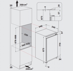 Privileg PFVI 9S1, Einbau Gefrierschrank, EEK: F, mit 5 Jahren Garantie!