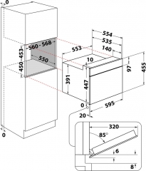 Bauknecht EMPK11 F645 Einbau-Kombi-Mikrowelle, 45 cm, mit 5 Jahren Garantie!