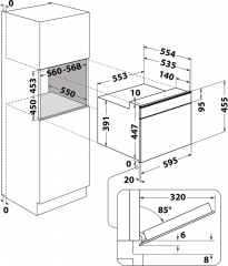 Bauknecht EMPK9 P645 PT Einbau-Kombi-Mikrowelle, 45 cm, mit 5 Jahren Garantie!