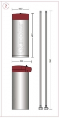 Quooker Fusion Round, COMBI, gold, 22FRGLD, 7 JAHRE GARANTIE