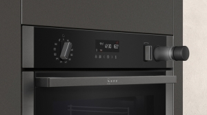 Neff B5AVM7AG0, Backofen mit CircoTherm und Added Steam, Graphite-Grey, EEK: A, MIT 7 JAHREN GARANTIE