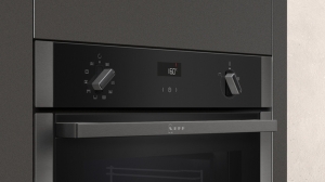 Neff B4ACF4AG0, Backofen mit CircoTherm und Slide&Hide, Graphite-Grey, EEK: A, MIT 7 JAHREN GARANTIE