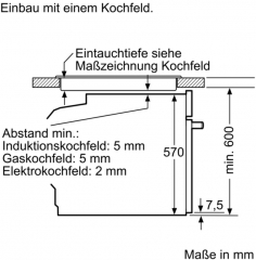 Neff B2ACH7AG0, Einbaubackofen CircoTherm mit Pyrolyse, Graphite-Grey, EEK: A, MIT 7 JAHREN GARANTIE