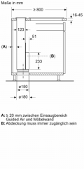 Neff Einbausatz Montageset fr abnehmbaren Lfter, Z92WWM11