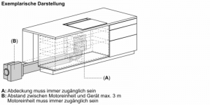 Neff Einbausatz Montageset fr abnehmbaren Lfter, Z92WWM11