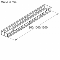 Neff Montageset (fr nahtlosen Einbau) fr 80 cm, Z92WWY8X2