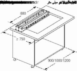 Neff Montageset (fr nahtlosen Einbau) fr 90 cm, Z92WWY9X2