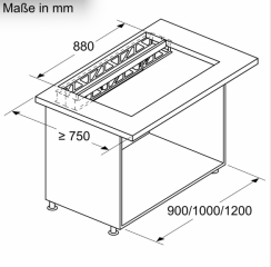 Neff Montageset (fr nahtlosen Einbau) fr 90 cm, Z92WWY9X2
