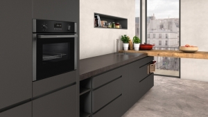 Neff C1AMG84G0, Einbau-Mikrowellengert mit Heiluft und Grill, Graphite-Grey, MIT 7 JAHREN GARANTIE