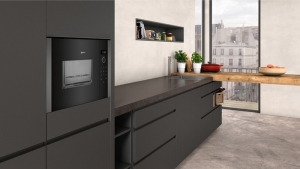 Neff HLAGD53G0, Einbau-Mikrowellengert mit Grill, Graphite-Grey, mit 5 Jahren Garantie!