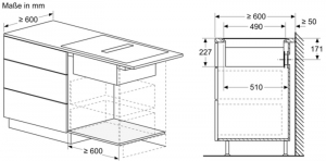 Neff T48PD7BX2, Induktions-Kochfeld mit integriertem Abzug, flchenbndig, MIT 7 JAHREN GARANTIE