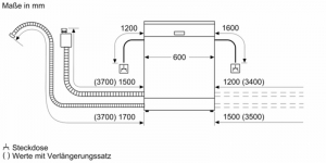 Neff S257ZB801E N70, Geschirrspler XXL vollintegrierbar, 60 cm, EEK: C, MIT 7 JAHREN GARANTIE