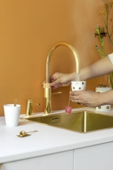 Quooker Fusion Square, Combi+ und Cube *inkl. FILTER*, gold, 7 JAHRE GARANTIE, 22+FSGLDCUBE2