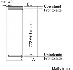 Neff KI8815OD0 N90, FreshSafe 3 Einbau-Khlschrank, 177,5 cm, EEK: D, MIT 7 JAHREN GARANTIE