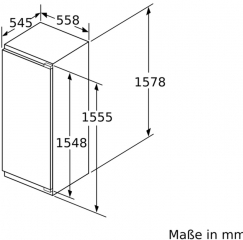 Neff KI2726DE0 N70, FreshSafe 2 Einbau-Khlschrank mit Gefrierteil, 158 cm, EEK: E, 7 JAHRE GARANTIE