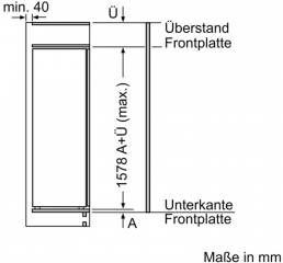 Neff KI2726DE0 N70, FreshSafe 2 Einbau-Khlschrank mit Gefrierteil, 158 cm, EEK: E, 7 JAHRE GARANTIE