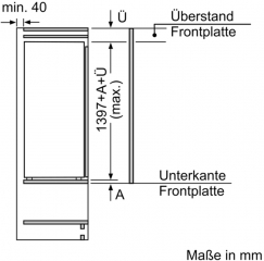 Neff KI8516DE0 N90, FreshSafe 3 Einbau-Khlschrank, 140 cm, EEK: E, MIT 7 JAHREN GARANTIE