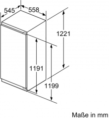 Neff KI8416DE0 N90, FreshSafe 3 Einbau-Khlschrank, 122,5 cm, EEK: E, MIT 7 JAHREN GARANTIE