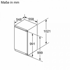 Neff KI1316DD1 N70, FreshSafe 1 Einbau-Khlschrank, 102,5 cm, EEK: D, MIT 7 JAHREN GARANTIE